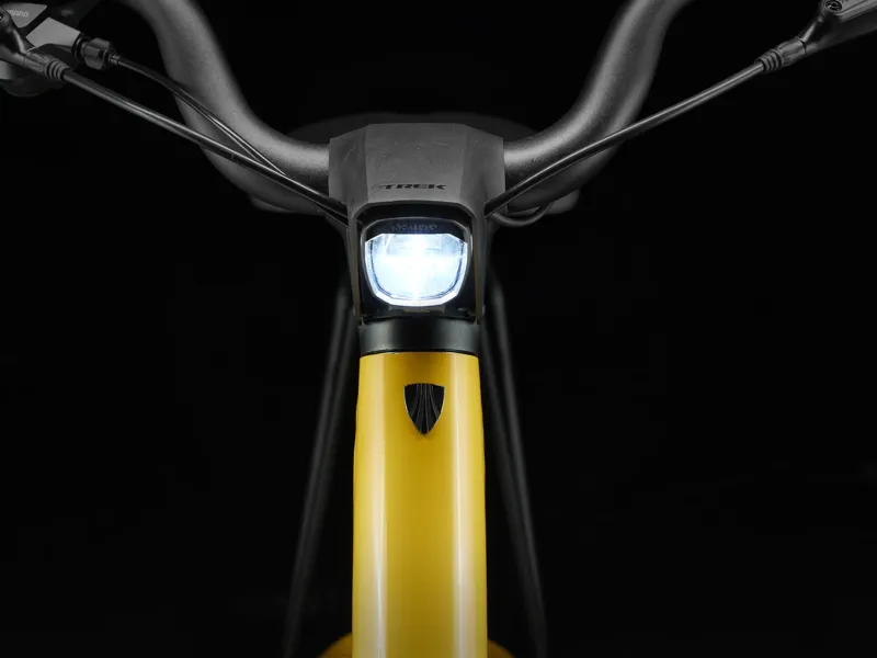 Trek Verve+ 1 Lowstep LT Electric Hybrid Bike 2025 in Baja Yellow-7