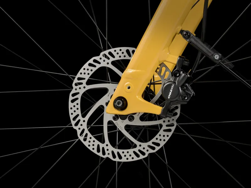 Trek Verve+ 1 Lowstep LT Electric Hybrid Bike 2025 in Baja Yellow-9