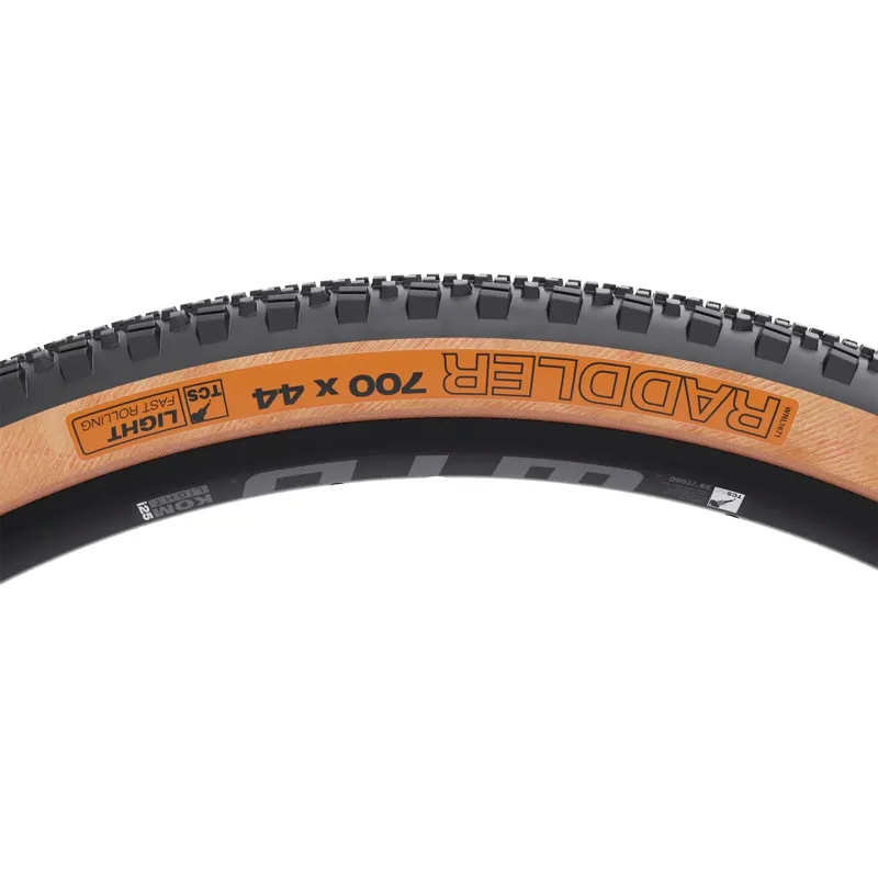 WTB Raddler TCS Light/Fast Rolling 60TPI Dual DNA 700c Tyre in Tan-1