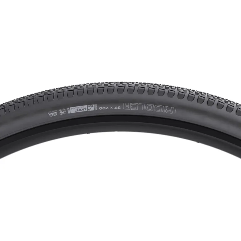 WTB Riddler TCS Light/Fast Rolling 120TPI Dual DNA SG2 700c Tyre in Black-2