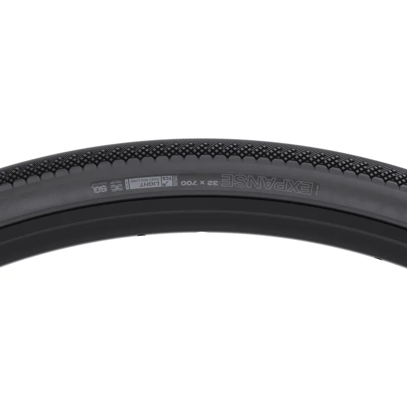 WTB Expanse TCS Light/Fast Rolling 120TPI Dual DNA SG2 32 x 700c Tyre in Black-3