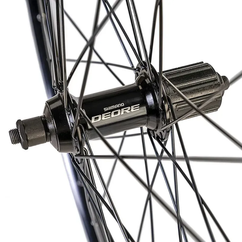 Halo White Line Deore Wheels 26 Front in Black-1