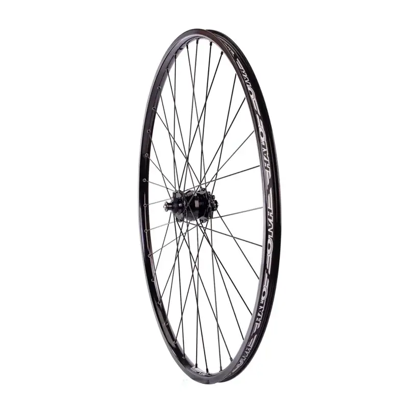 Balfes Bikes Halo White Line Urban Disc Dyno Front Wheel in Black | Free postage over £30, £10 off first order, price match & 0% finance.