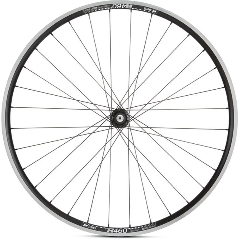 M Part DT Swiss R460 Shimano Quick Release Rim Brake 700c Rear Road Wheel in Black-1