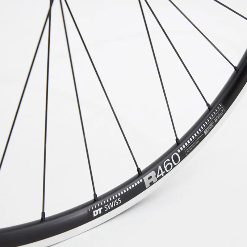 M Part DT Swiss R460 Shimano Quick Release Rim Brake 700c Rear Road Wheel in Black-3