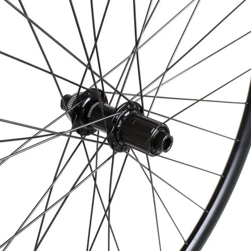 M Part Shimano Tiagra CL 32H 700c 12 x 142mm Aero Road Rear Wheel in Black-2