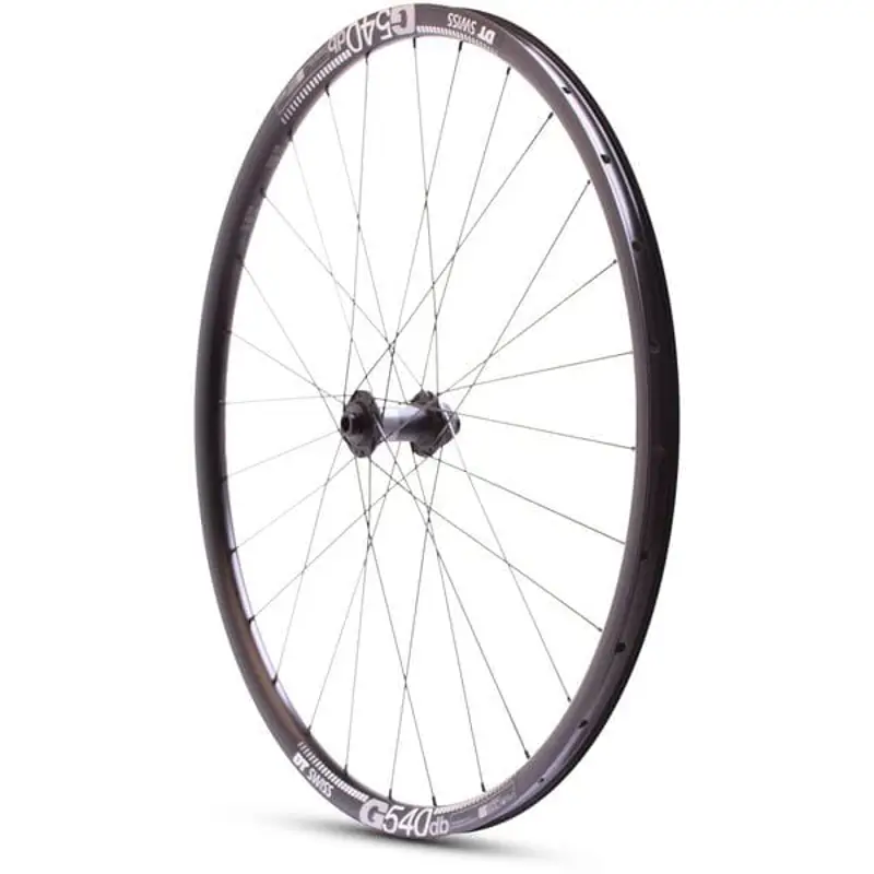 Balfes Bikes M Part DT Swiss 370 CL Hub G540 Rim TLR 700c Gravel Front Wheel in Black | Free postage over £30, £10 off first order, price match & 0% finance.