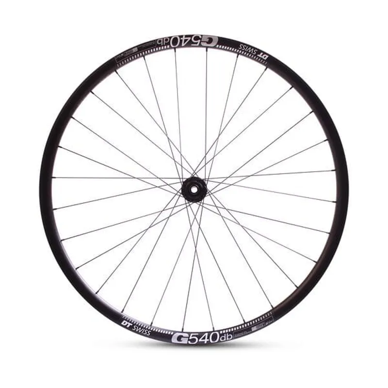 M Part DT Swiss 370 CL Hub G540 Rim TLR 700c Gravel Front Wheel in Black-1