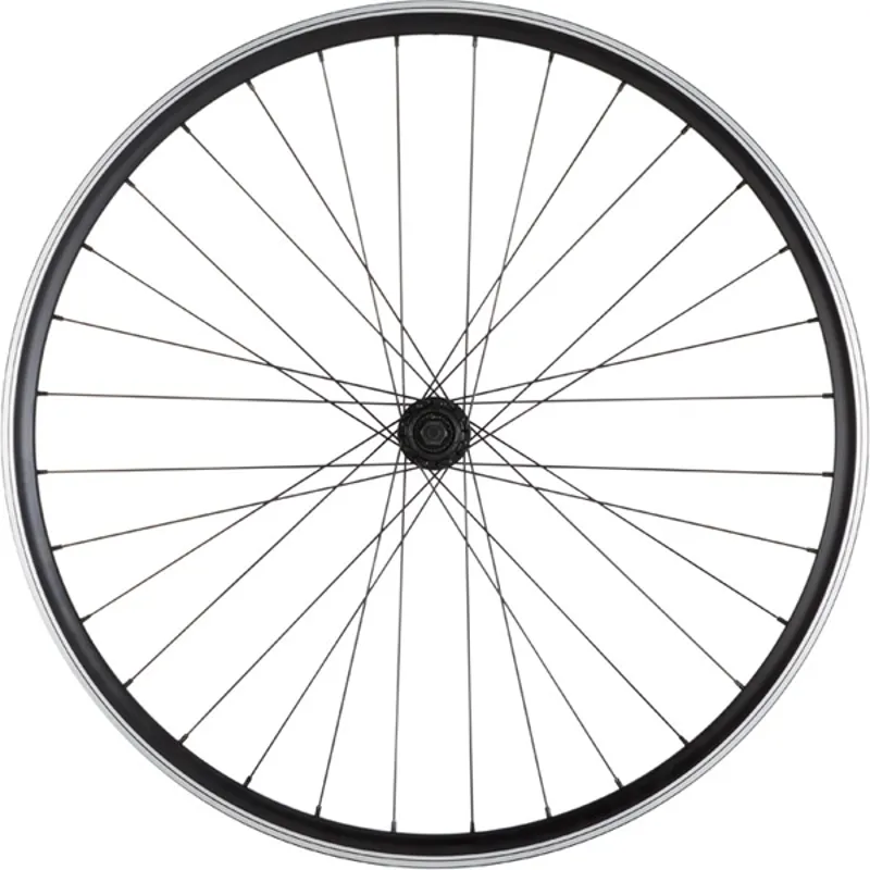 M Part Rim Brake Quick Release Cassette 700c Rear Road Wheel in Black-1