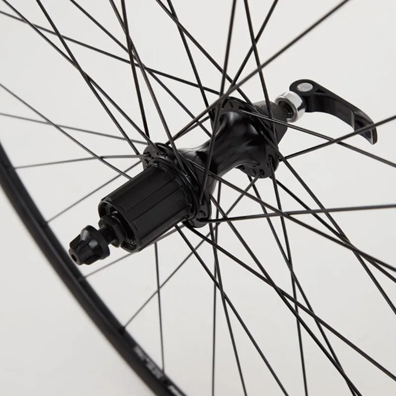 M Part Rim Brake Quick Release Cassette 700c Rear Road Wheel in Black-2