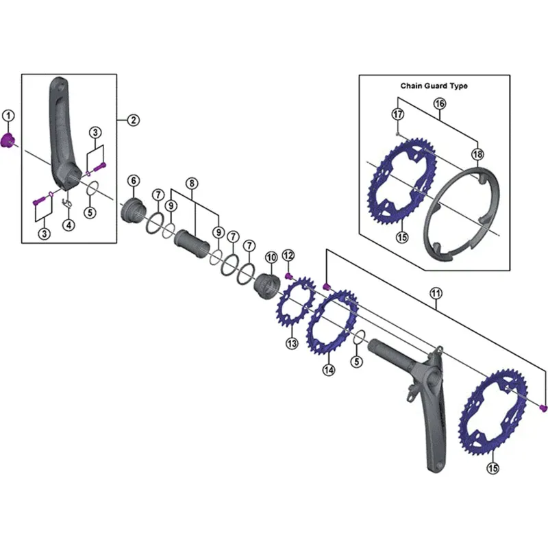 Shimano Alivio FC-M4000 40T Chainring-1