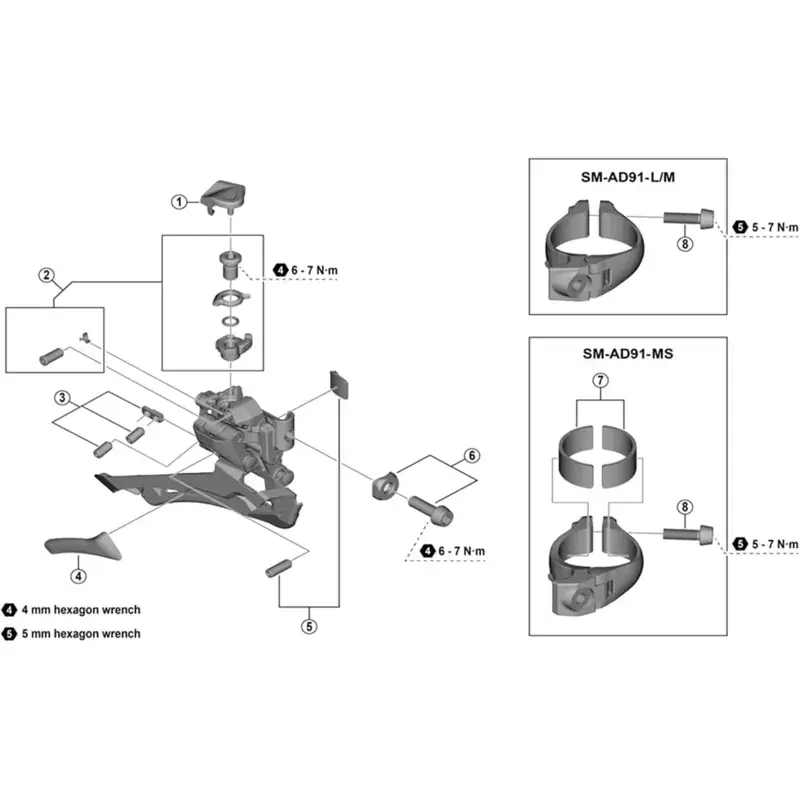 Balfes Bikes Shimano FD-R9100 link cover in Black | Free postage over £30, £10 off first order, price match & 0% finance.