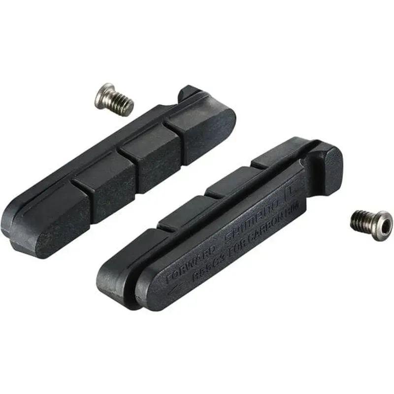 Shimano D/Ace Brake Inserts R55C3 for Carbon Rims Black