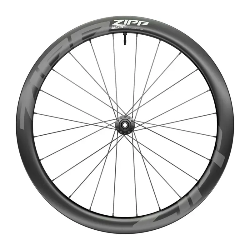 Zipp 303 S Carbon Tubeless Disc Brake Shimano HG Freehub 700c Wheelset in Black-1