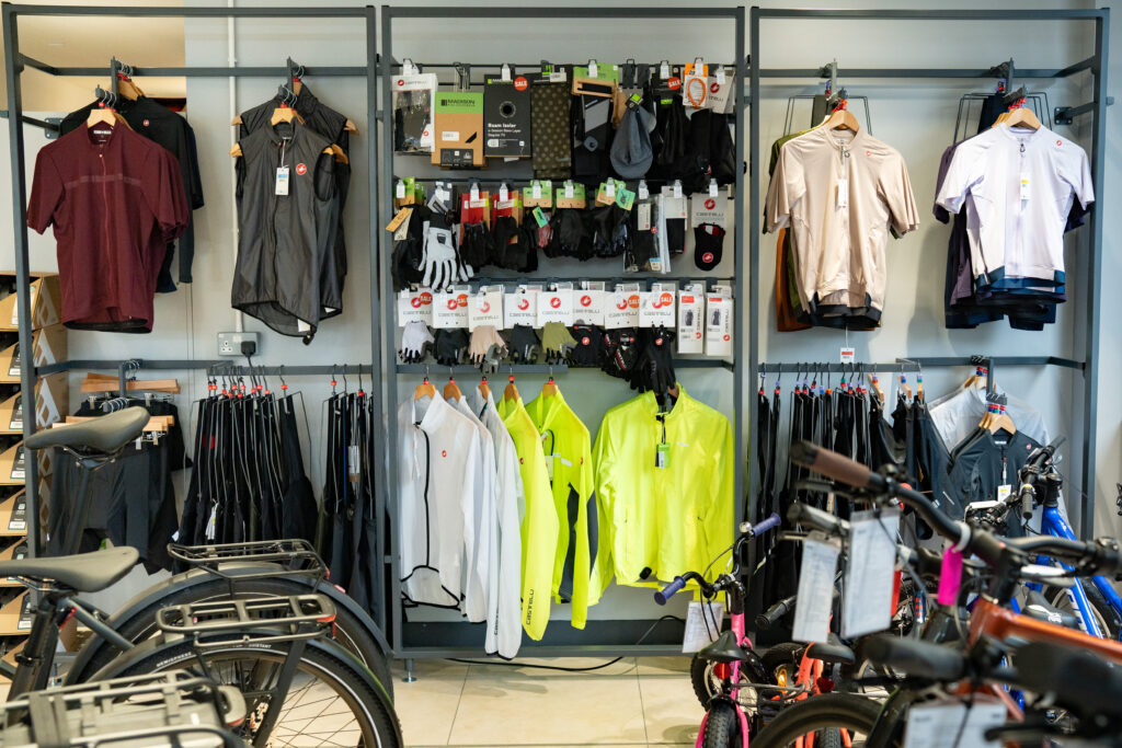 Inside the store at Balfe's Bikes Islington