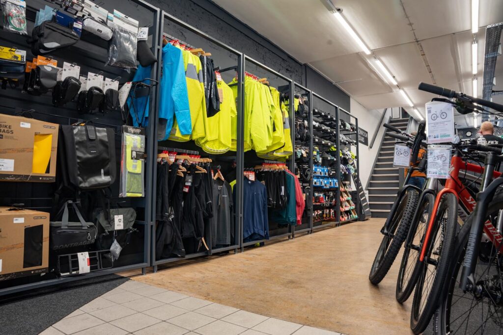 Bikes on display at Balfe's Bikes Sutton